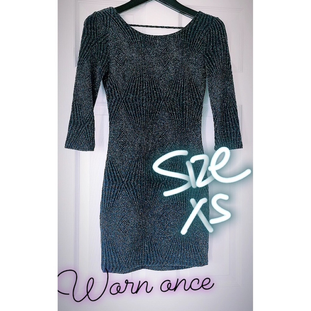 Embellished Dark Green Bodycon Dress